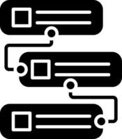 Prioritization Glyph Icon vector