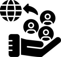 Public Service Glyph Icon vector