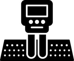 Soil Moisture Sensor Glyph Icon vector