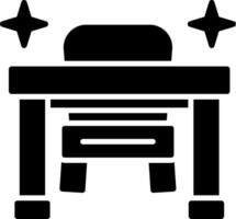 Table Glyph Icon vector