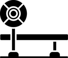 Bench Glyph Icon vector