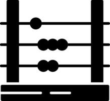 Abacus Glyph Icon vector