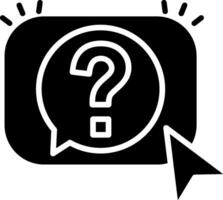 Click Glyph Icon vector