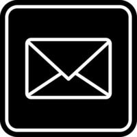 Mail Glyph Icon vector