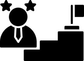 Career Glyph Icon vector