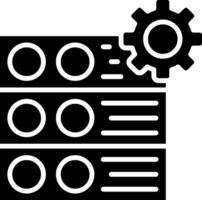 Configuration Glyph Icon vector