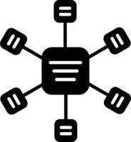 Diagram Glyph Icon vector