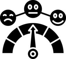 Sentiment Glyph Icon vector