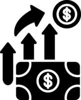 Prosperity Glyph Icon vector