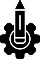 Work In Progress Glyph Icon vector