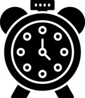 Clock Glyph Icon vector
