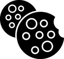 Biscuit Glyph Icon vector