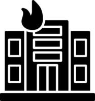 Building Glyph Icon vector