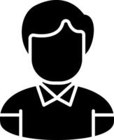 Avatar Glyph Icon vector