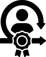 Expert Glyph Icon vector
