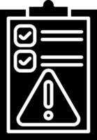 Planning Glyph Icon vector