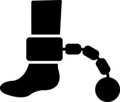 Slave Glyph Icon vector