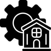 Management Glyph Icon vector