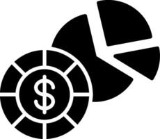 Budget Glyph Icon vector