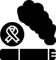 Cigarette Glyph Icon vector