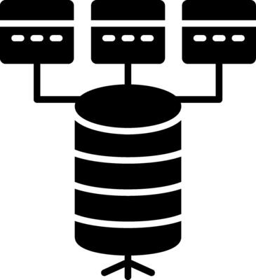 Data Model Glyph Icon
