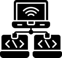 Deployment Glyph Icon vector