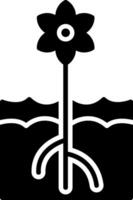 Efflorescence Glyph Icon vector