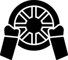 Driving Glyph Icon vector