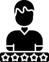 Feedback Glyph Icon vector