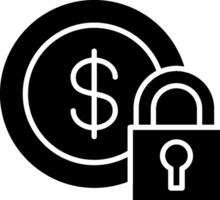 Fixed Income Glyph Icon vector