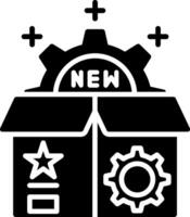 New Product Glyph Icon vector