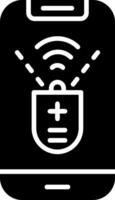 Ir Blasters Glyph Icon vector