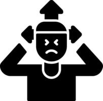 Adhd Glyph Icon vector