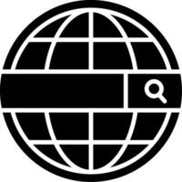 Browser Glyph Icon vector