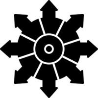 Diagram Glyph Icon vector