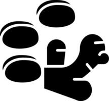 Ginger Glyph Icon vector