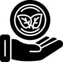 Go Green Glyph Icon vector