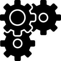 Integration Glyph Icon vector