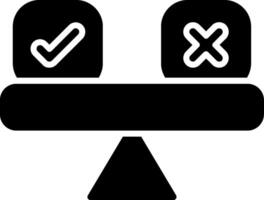 Ethical Glyph Icon vector