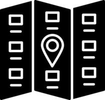 Travel Guide Glyph Icon vector