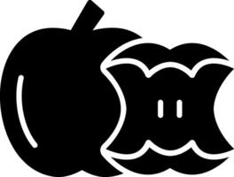 Apple Glyph Icon vector