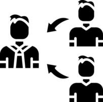 Executive Glyph Icon vector