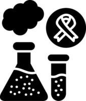 Flasks Glyph Icon vector