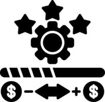 In Progress Glyph Icon vector