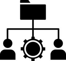 Resource Glyph Icon vector