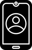 Smartphone Glyph Icon vector