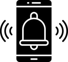 Alert Glyph Icon vector