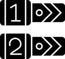 Diagram Glyph Icon vector