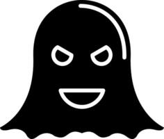 Ghost Glyph Icon vector
