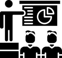 Skills Glyph Icon vector